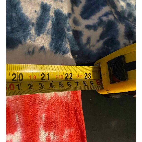 Vtg Hanes Washington DC American Flag Tie Dye USA AOP T-Shirt Mens XL Y2K - Picture 5 of 6